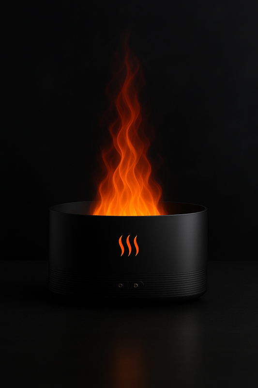 HUMIDIFICADOR AROMÁTICO EFECTO FUEGO LED